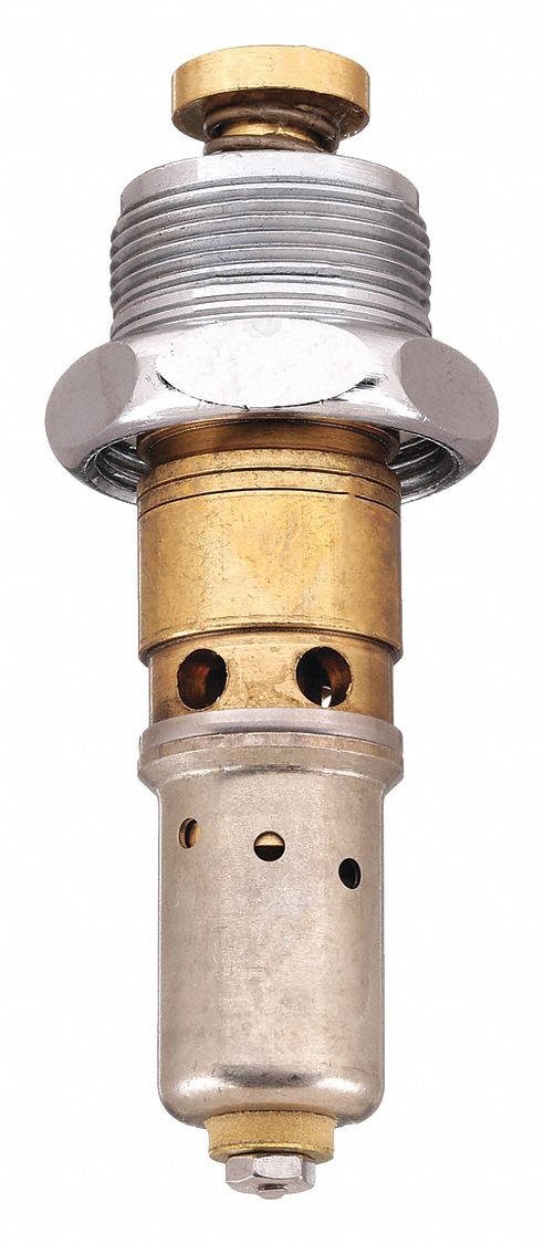Cartridge: Use with Hot/Cold Water, Brass, Compression