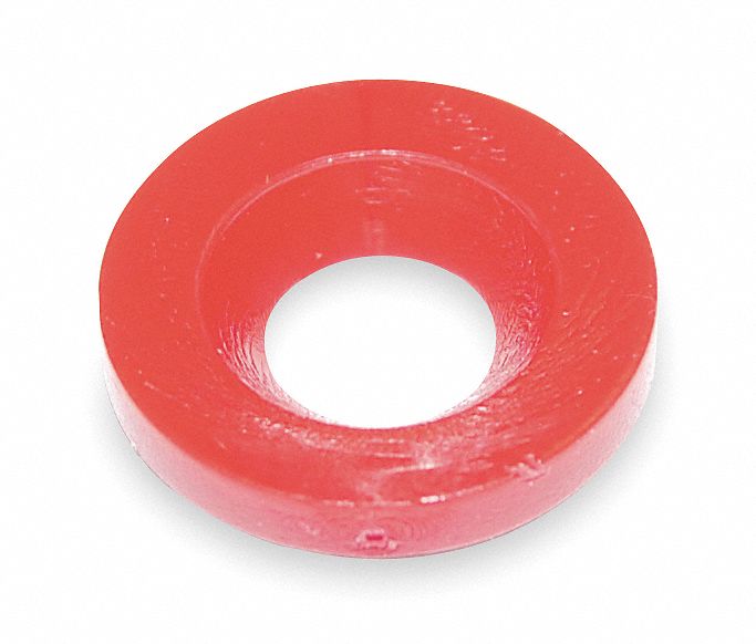 Index Ring: Plastic, For Hot Handle Type, Color Index, Red, 7/16 in Overall Dia