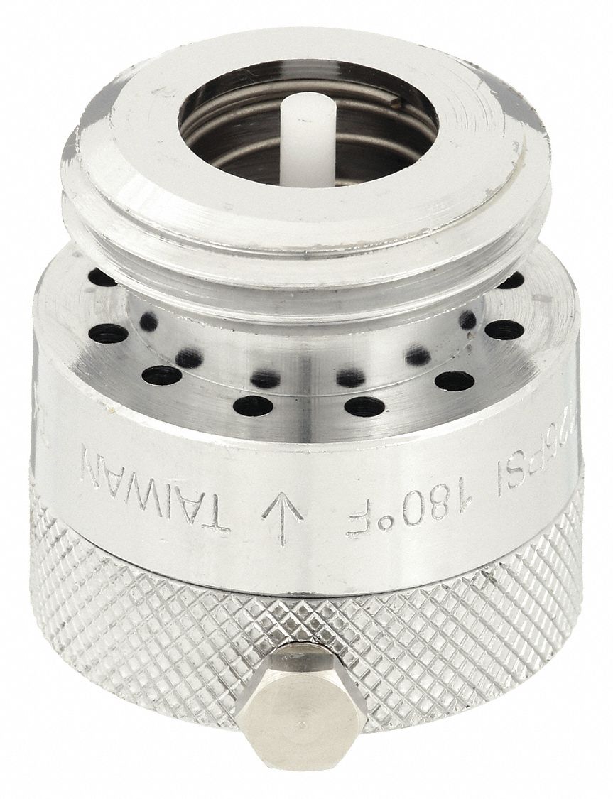 Vacuum Breaker: Brass, Chrome, 125 psi Max. Pressure, Snap-Off Screw