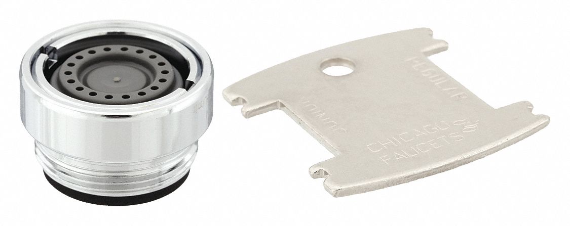 CHICAGO FAUCETS, 1 gpm Flow Rate, Spray Flow Outlet, Outlet - 3JAM7 ...