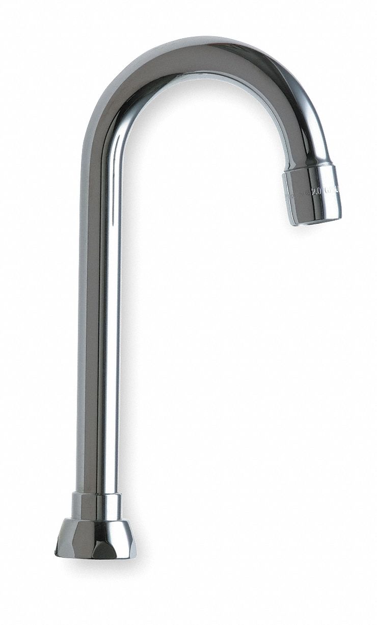 Chicago Faucets Gooseneck Spout With Aerator For Chicago Faucets