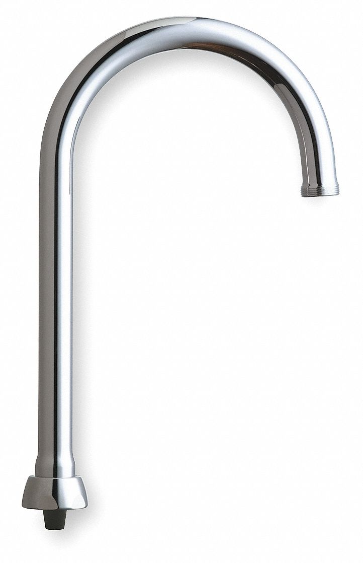 Gooseneck Spout for Chicago Faucets, 5 1/4 To Outlet Projection Length