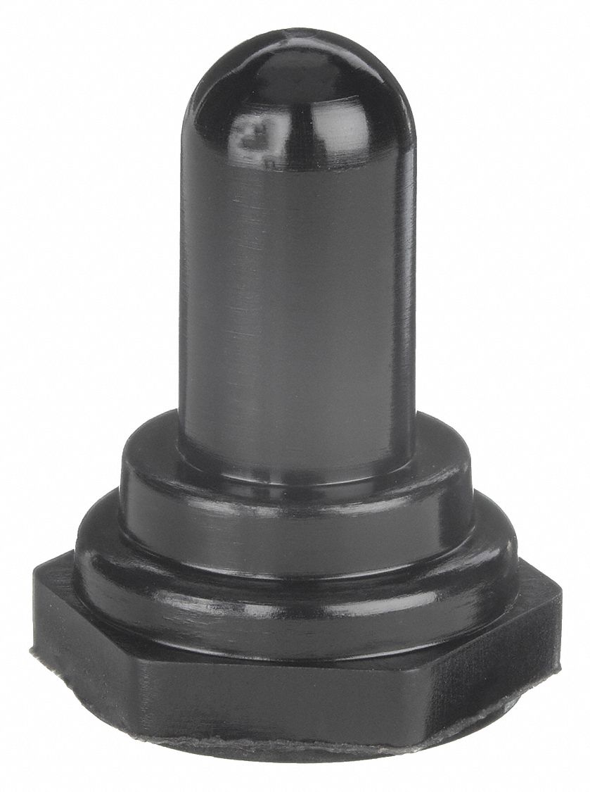 TOGGLE SWITCH BOOT, NON-ILLUMINATED TOGGLE SWITCHES, BLACK