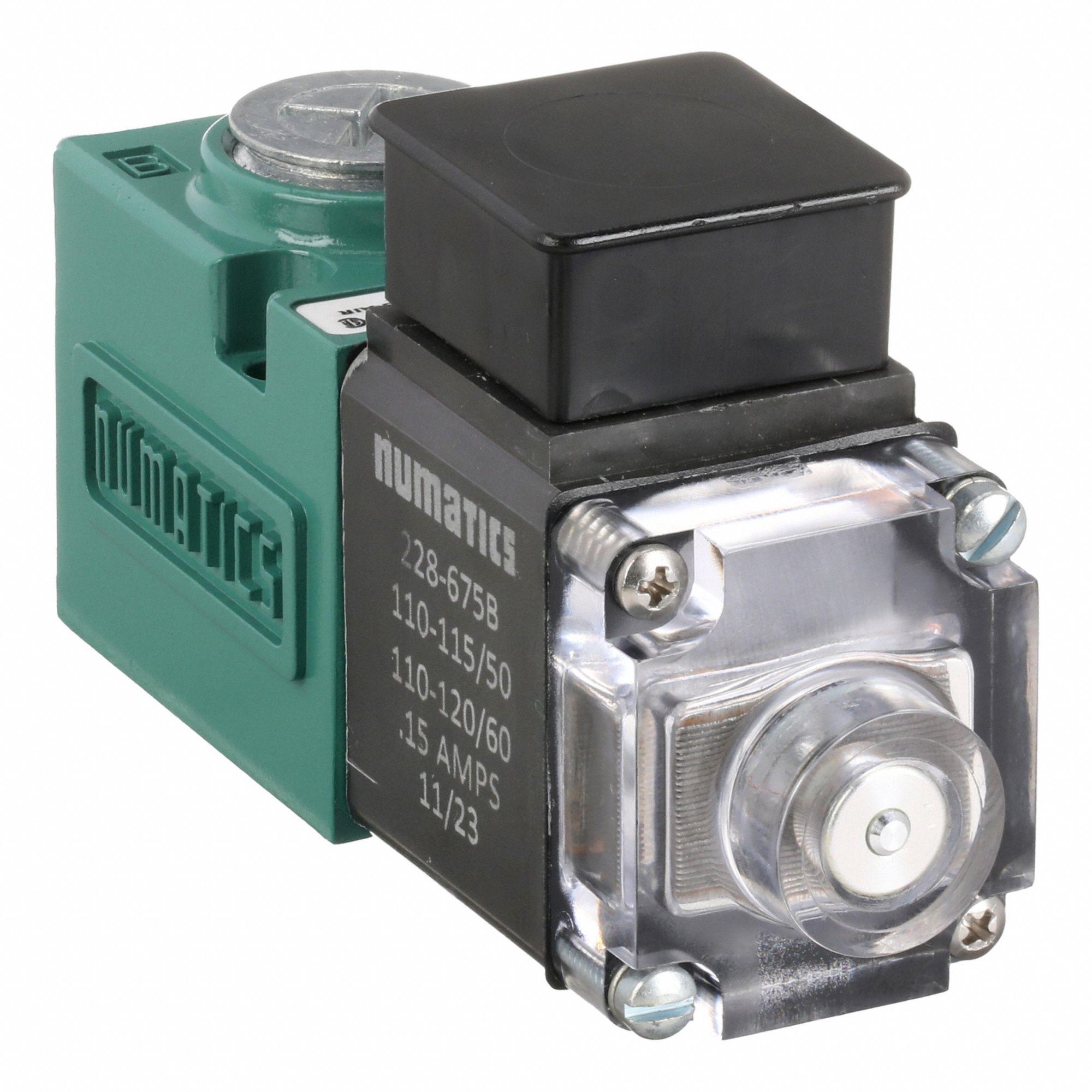 Solenoid Air Control Valve: Four-Way / Two-Position, Single Solenoid, 18 cfm Flow Rate - Max