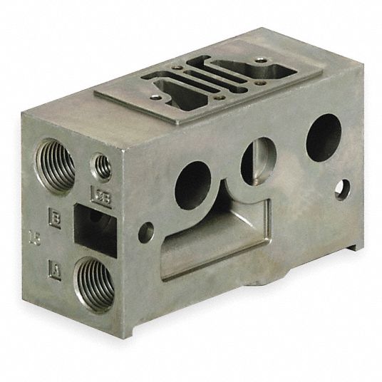 Numatics 1 Valve Stations 18 In Valve Port Size Manifold Block