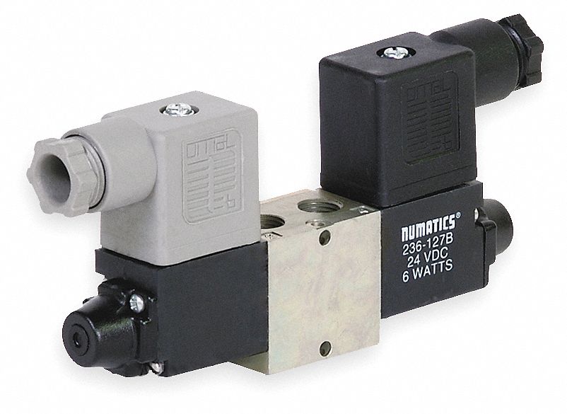 SOLENOID VALVE,4 WAY, 2 POS,1/8NPT