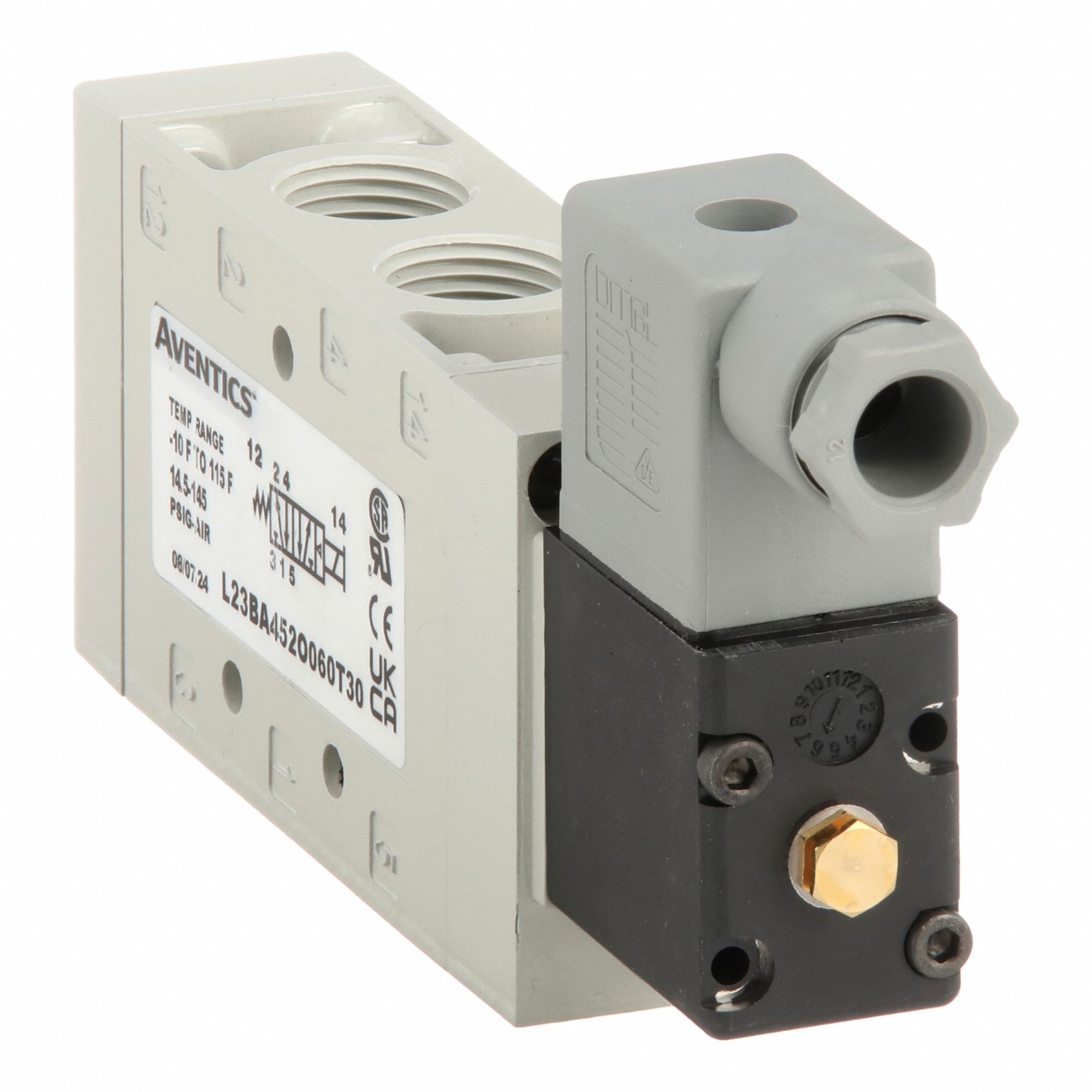AVENTICS, Series L2, Single Solenoid, Solenoid Air Control Valve