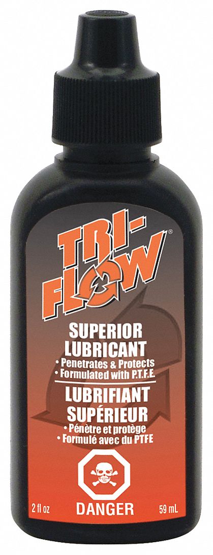 General Purpose Lubricant: -60° to 475°F, PTFE, 2 oz, Dropper Bottle, Brown