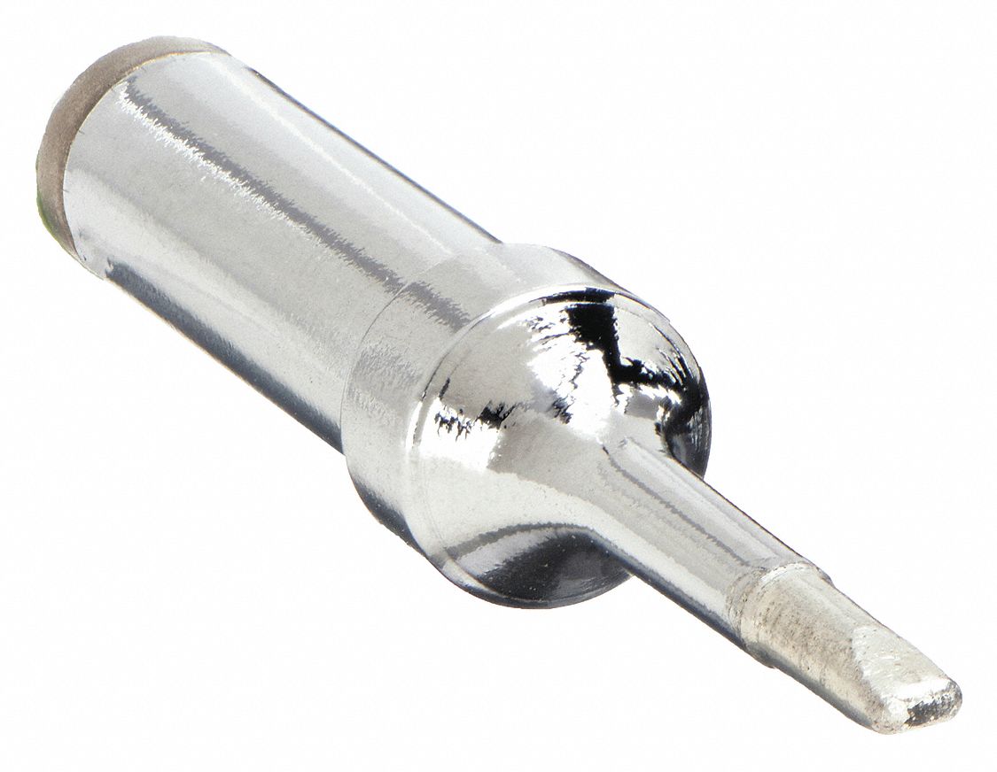 SOLDERING TIP, PT SERIES, CHISEL TIP, 1.6 MM W, 33 MM L