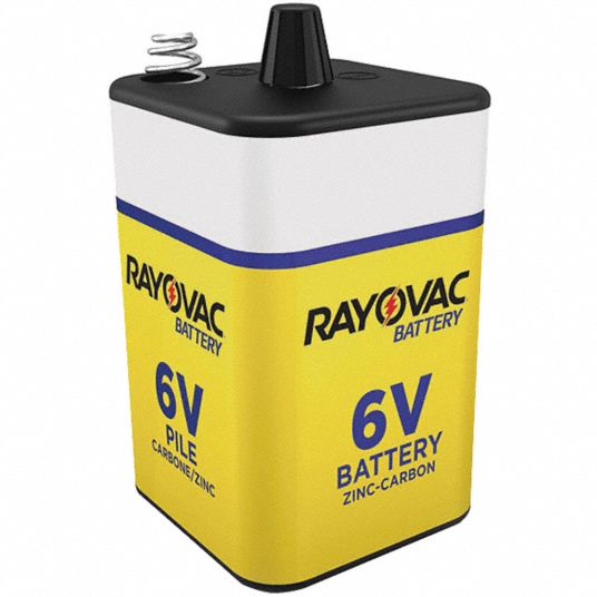 RAYOVAC, Spring, 8 Ah Capacity, Lantern Battery - 3JFU2