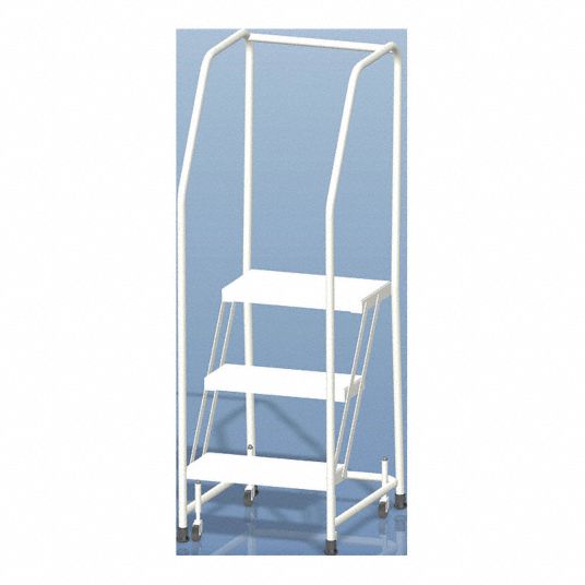 Rolling Ladder,Aluminum,28-1/2 In.H - Grainger