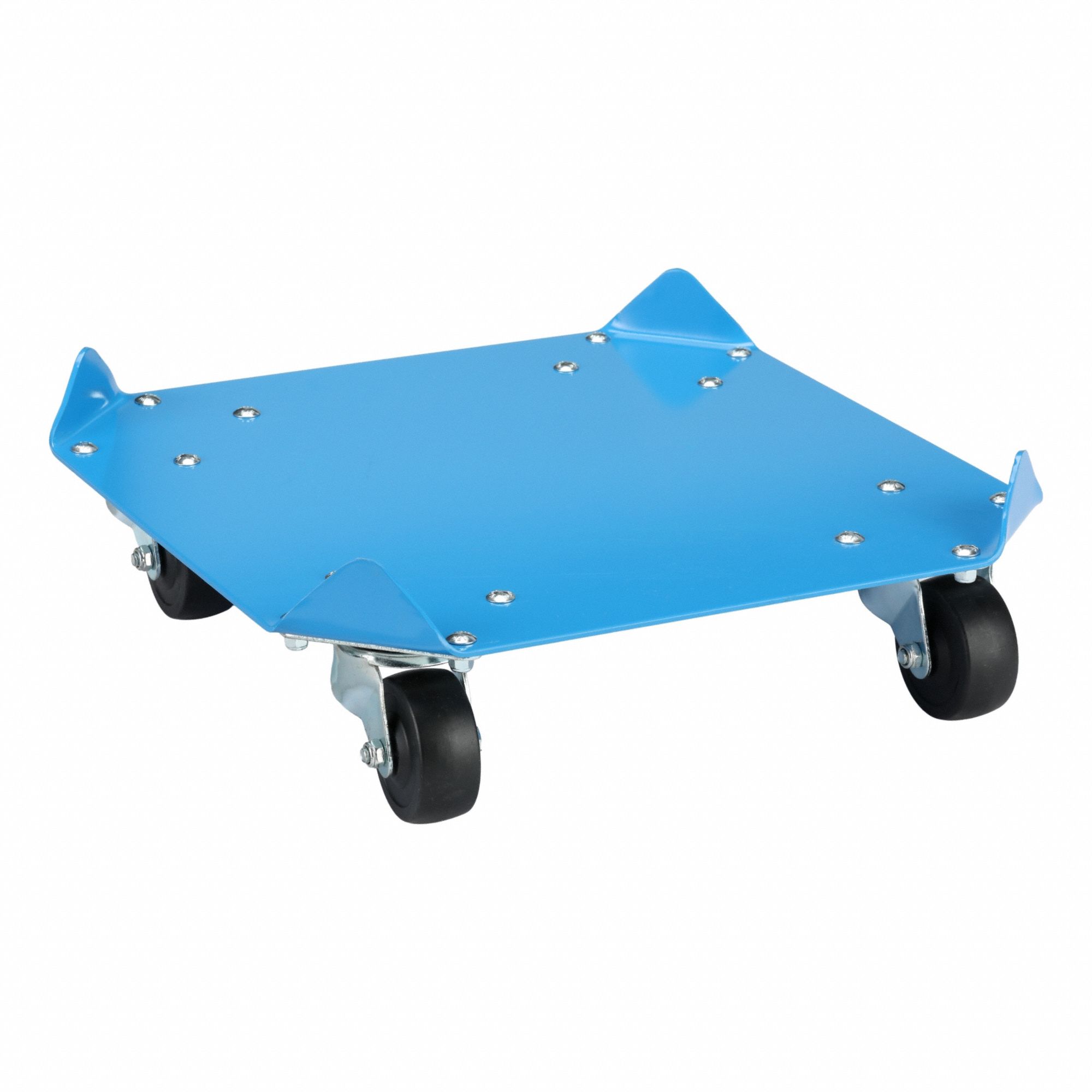Drum Dolly: 1, 000 lb Load Capacity, For 30 gal Container Capacity, Square, Plastic