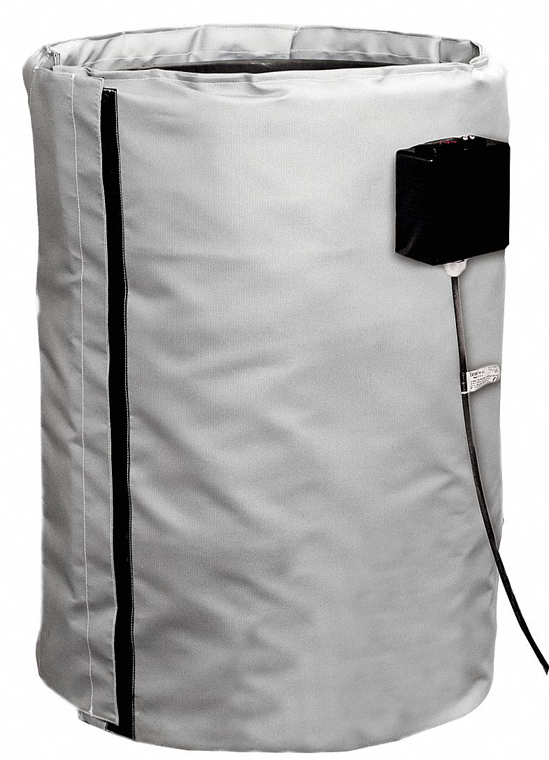 BRISKHEAT Blanket Drum Heater, Electric, 1,600 W Watts, 55 gal, 120 V