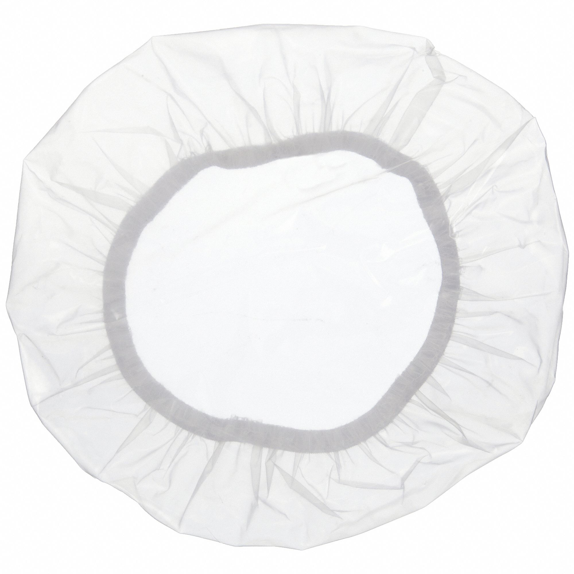 DRUM COVER, FOR 30 GAL DRUM CAPACITY, POLYETHYLENE, CLEAR, 100 PK