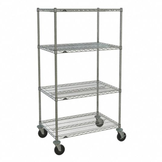 Metro, 36 In X 24 In X 67 7 8 In, Dry, Wire Shelving Unit - 3jkx5 