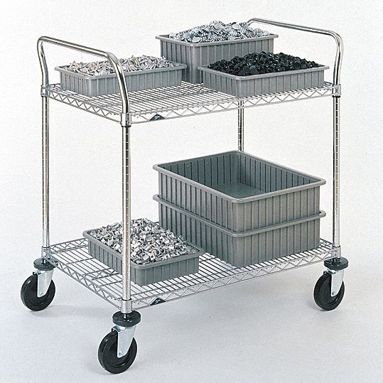 CHARIOT METAL 2 ETAGERE 39 HX24 LX3