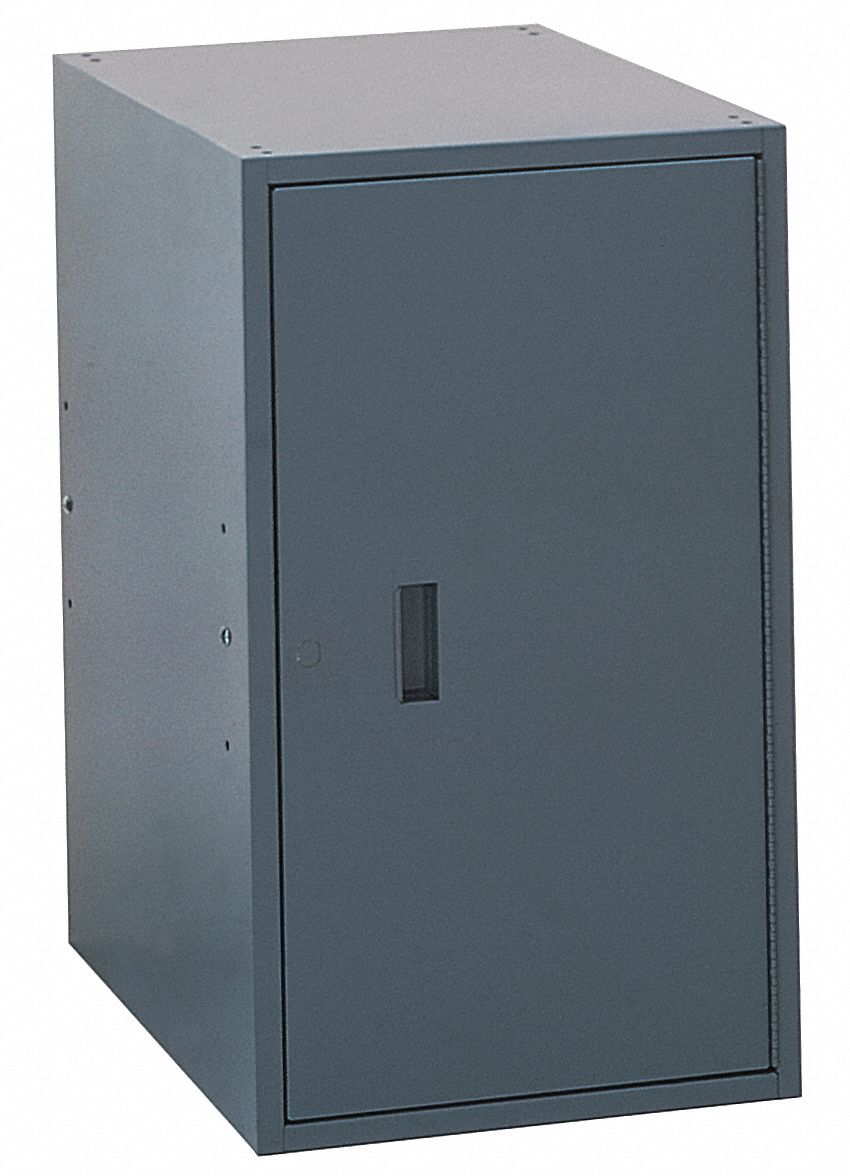 MBI Pedestal, 15 W x 20 D x 27 H, Gray 3JLK9605 Grainger