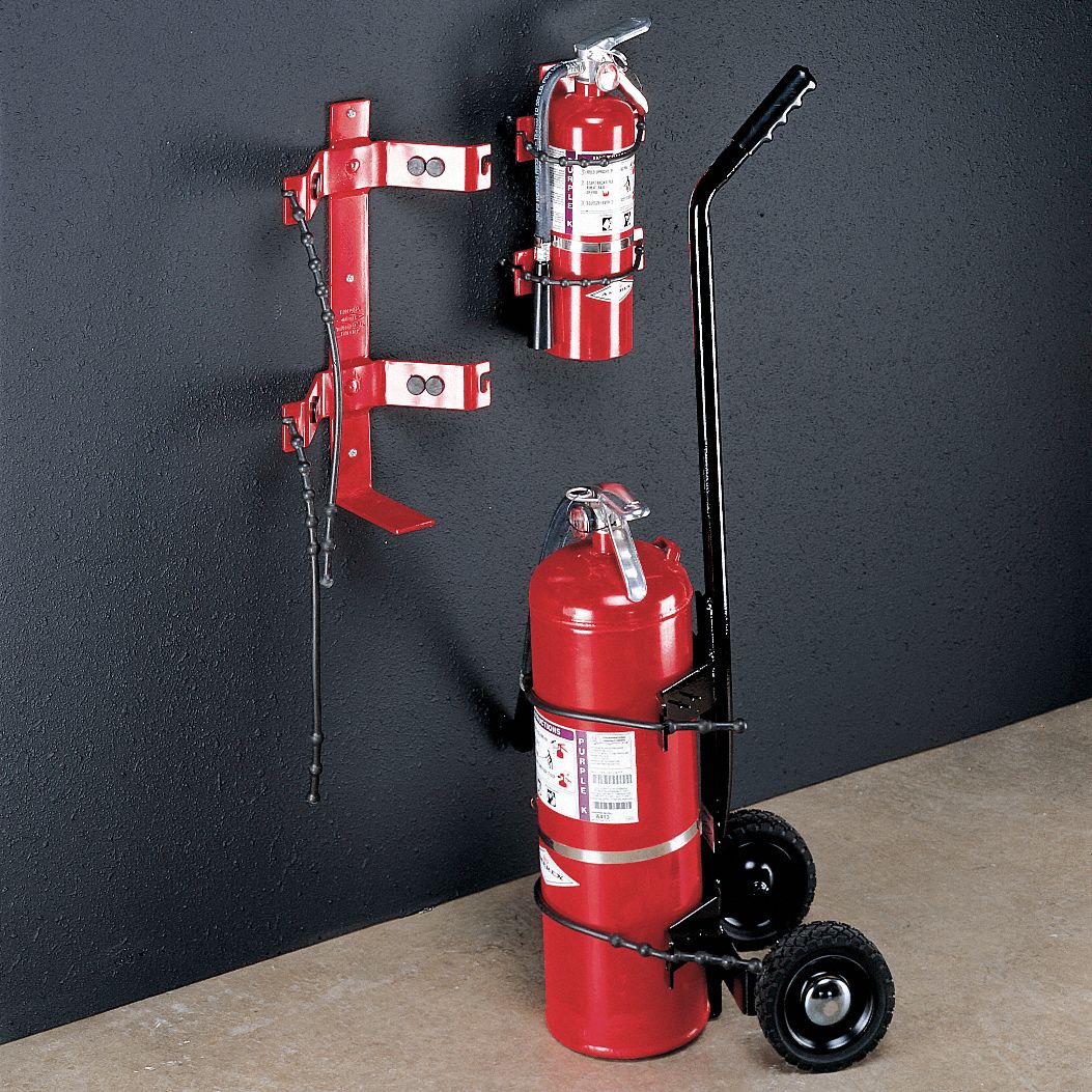 4 fire extinguishers