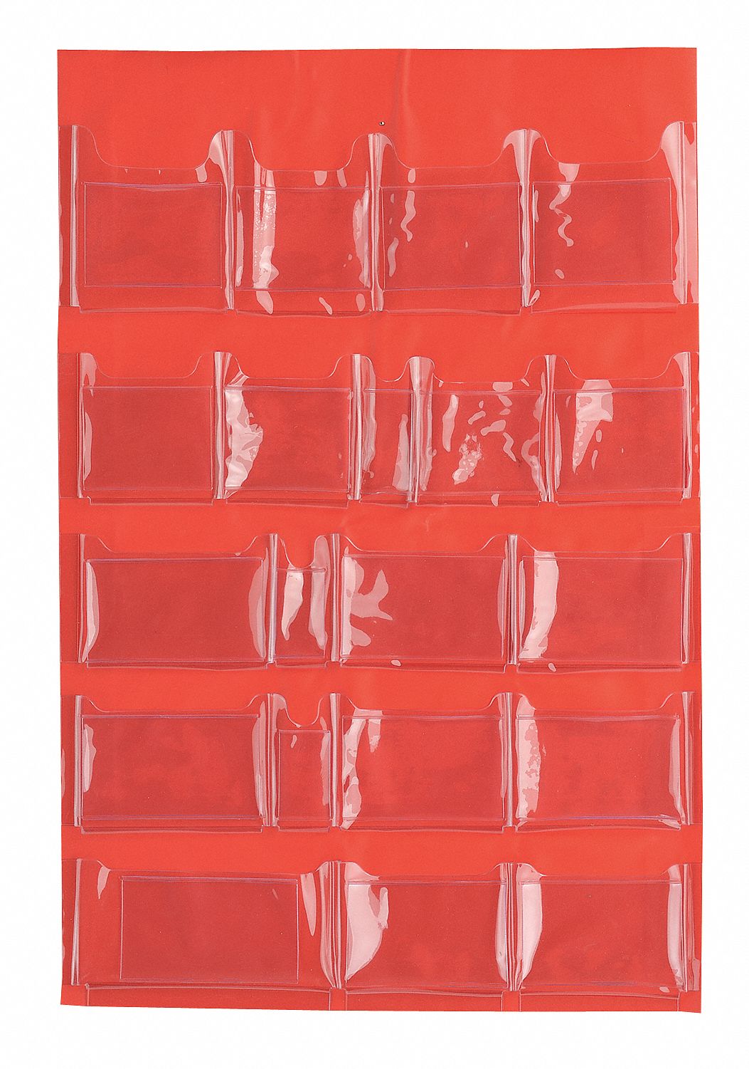 3JMK1 - First Aid Cabinet Pockets Plastic Red