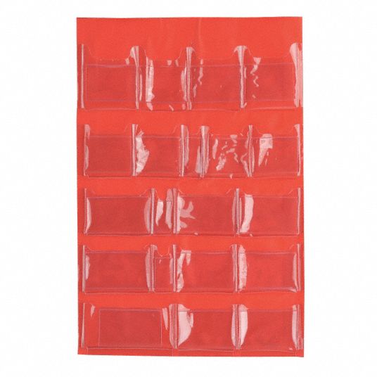 Replacement Pockets, 15 in Height, 1/4 in Width, 21 in Depth, For Use ...