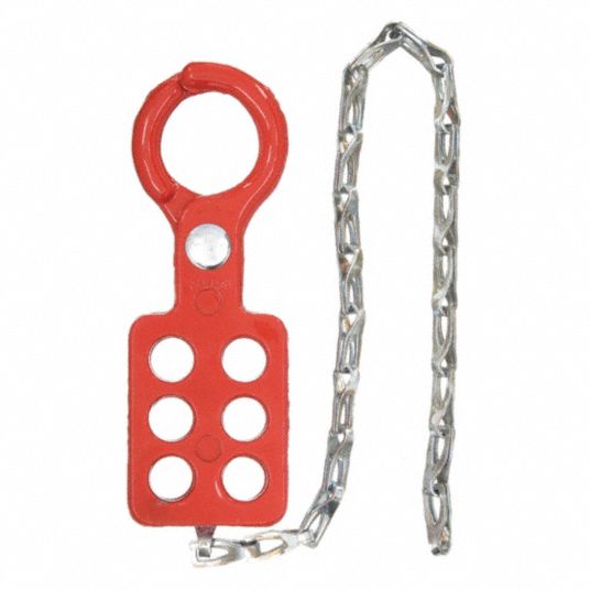 Lockout Hasp, Standard Lockout Hasp Style, Aluminum Grainger