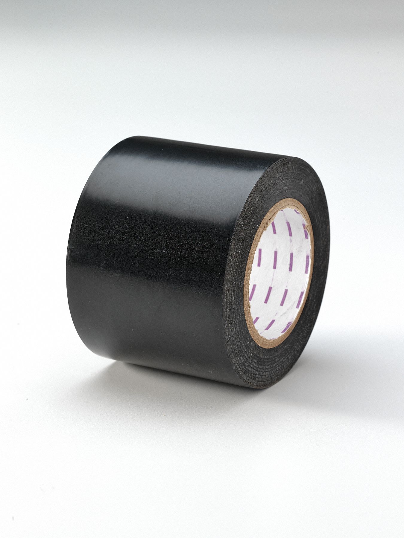 Floor Marking Tape: Gen Purpose, Solid, Black, 4 in x 180 ft, 5 mil Tape Thick, Approved Vendor