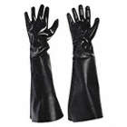 GLOVES, BLACK, UNIVERSAL, NEOPRENE AND VINYL, WITH CLOTH LINING, 24 IN LENGTH