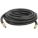 AIR HOSE, ⅜ IN INSIDE DIAMETER, BLACK, BRASS 1/4 IN MNPT X BRASS 1/4 IN MNPT, 50 FT L