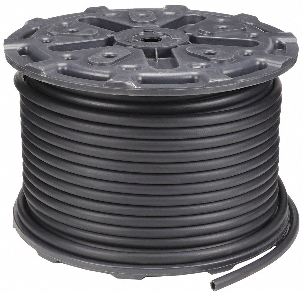 AIR HOSE, 1 IN INSIDE DIAMETER, BLACK, 200 PSI MAX. WORKING PRESSURE AT 70 ° F, 450 FT L