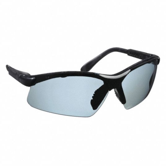 RADIANS Polarized Safety Glasses: Polarized, No Foam Lining, Half-Frame,  Gray, Black, Black, Unisex