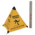 Caution: Watch Your Step Pop Up Safety Cone Signs