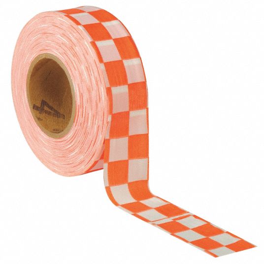 Orange/White Flagging Tape