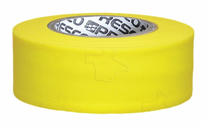 FLAGGING TAPE,VINYL,1 3/16 IN ROLL W
