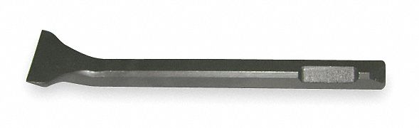 Ajax Tool Works 31100 Paving Breaker Narrow Flat Chisel 1-1/4in. Wide X 14in Length Under Collar With 1 18in X 6in Shank  Aja 31100