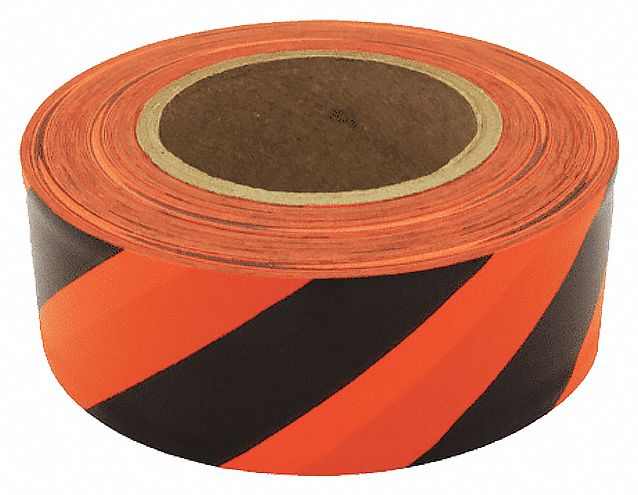 FLAGGING TAPE,VINYL,1 3/16 IN ROLL W