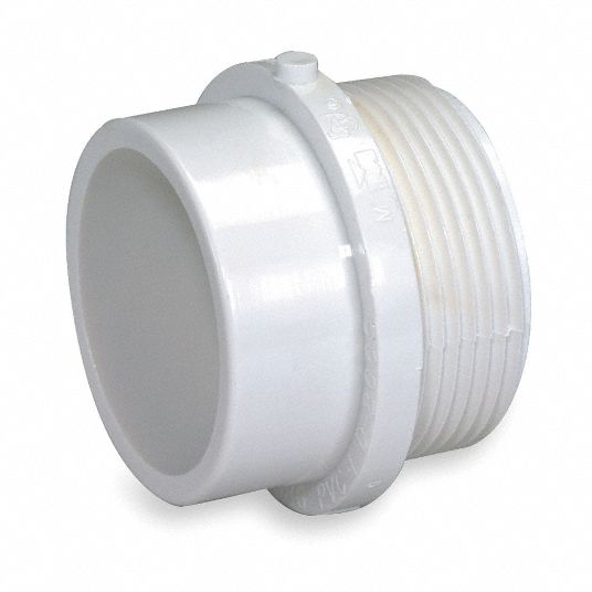 CHARLOTTE PIPE AND FOUNDRY CO. PVC Male Adapter, MNPT x Spigot, 3 in