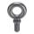 MACHINERY EYE BOLT, WITH SHOULDER, STEEL, PLAIN, ⅝