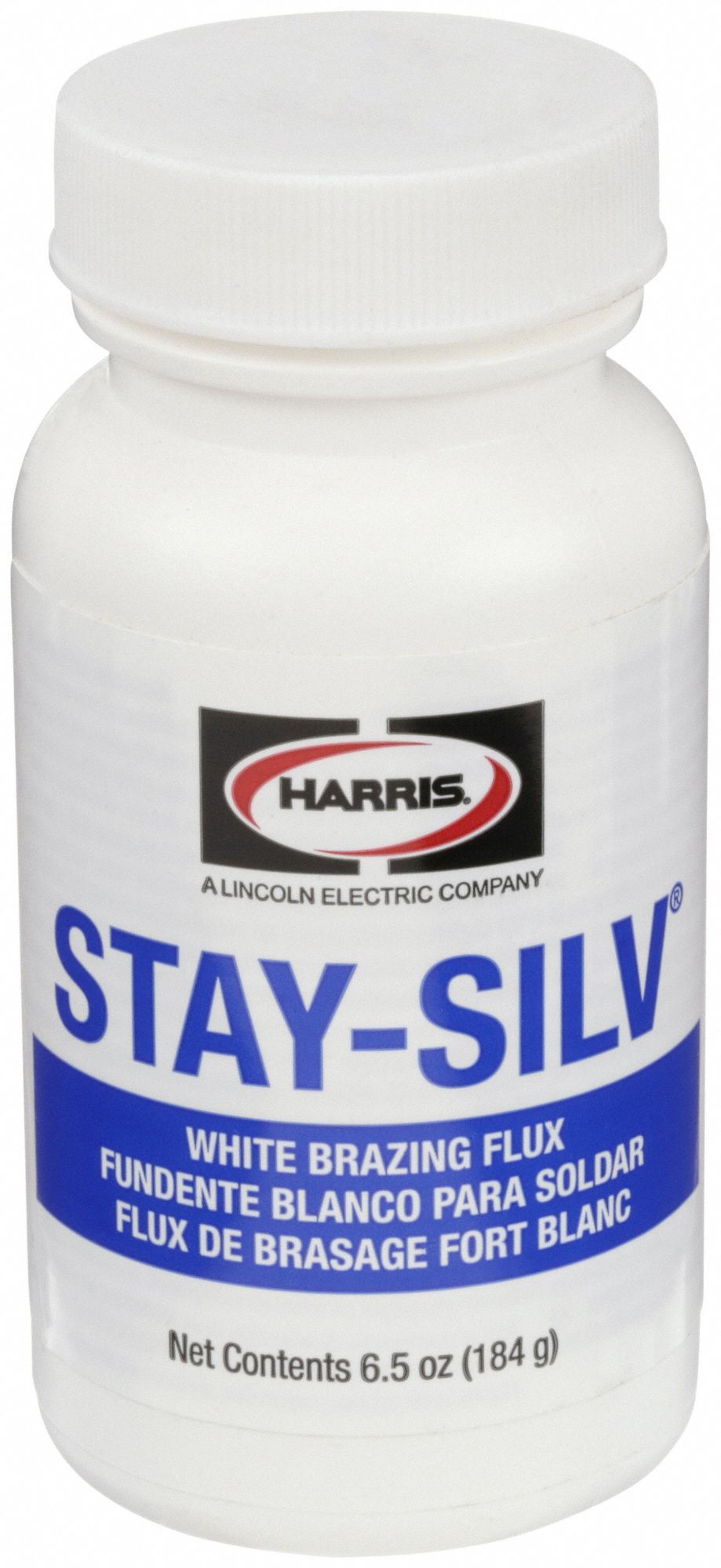 HARRIS, 6.5 oz, Brush Cap Bottle, Brazing Flux 3JXF1SSWF7POP Grainger