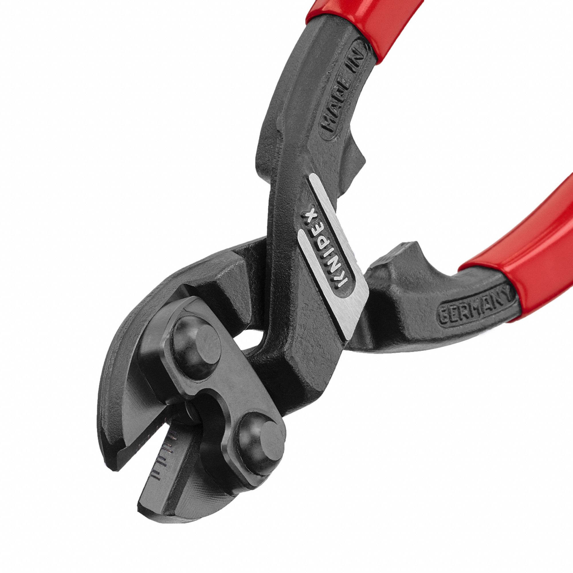 KNIPEX Bolt Cutters Plastic, For 1/4 in Max Dia Soft Steel, For 3/16