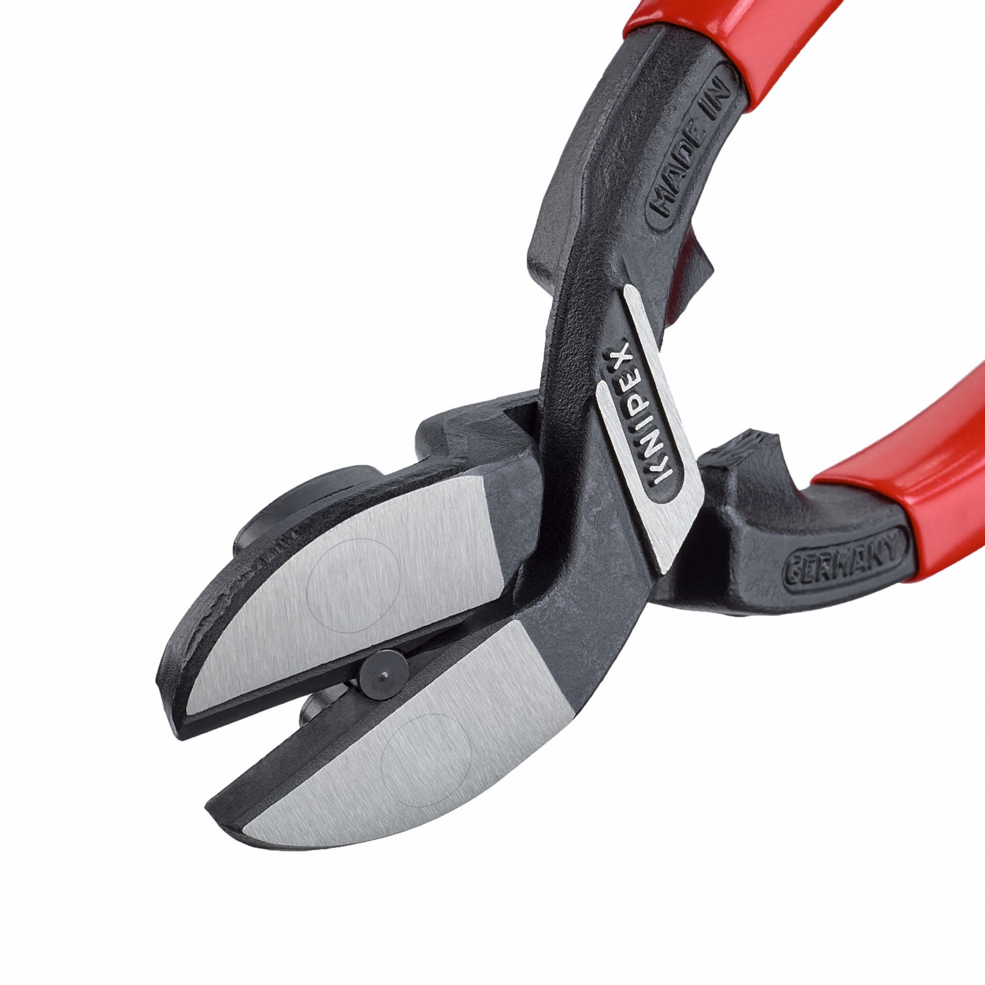 KNIPEX Bolt Cutters Plastic, For 1/4 in Max Dia Soft Steel, For 3/16
