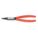 RETAINING RING PLIER, INTERNAL, FOR 40 MM TO 100 MM BORE DIA, 0.091 IN TIP DIA, 8⅞ IN OVERALL L