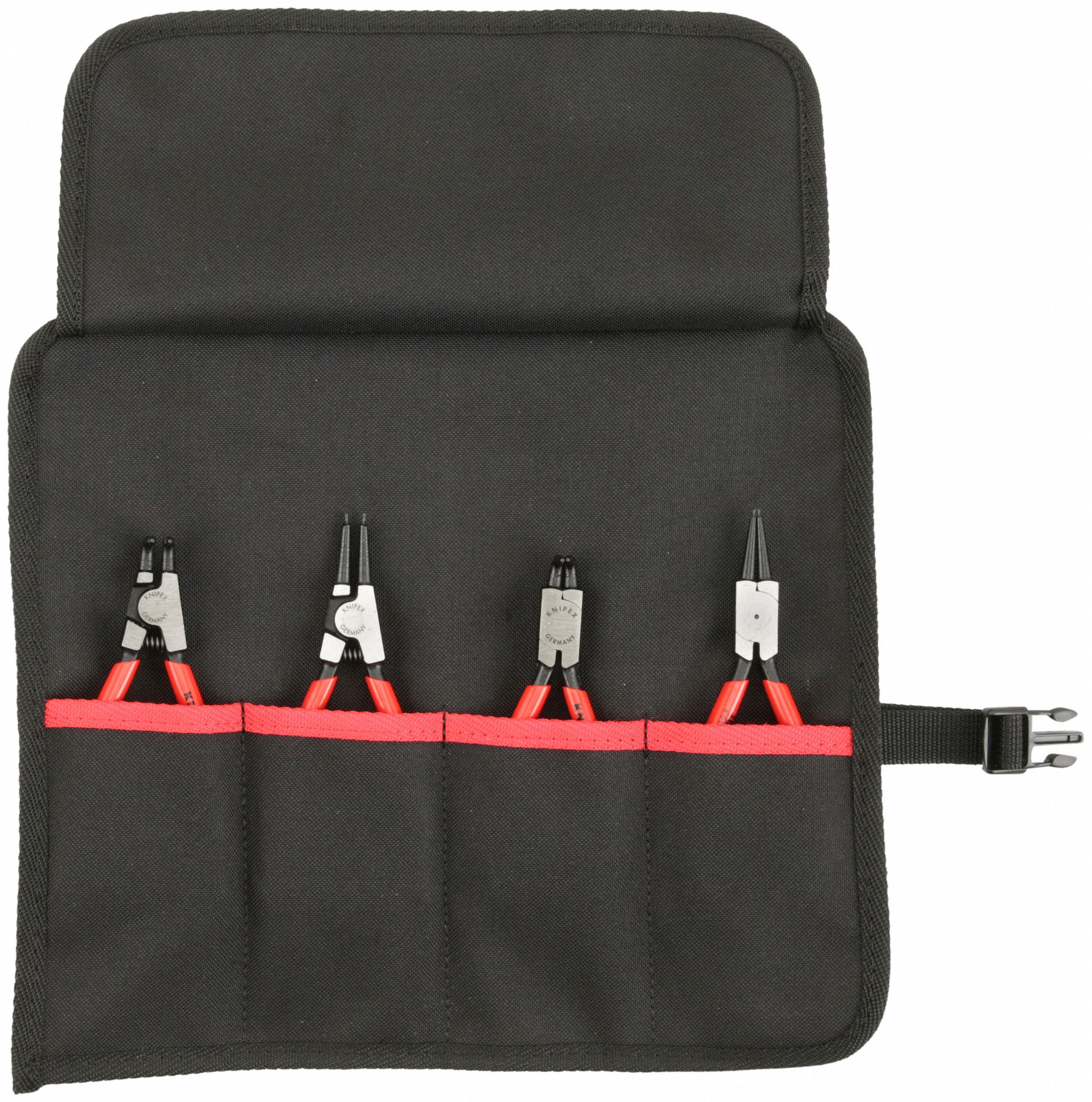 Retaining Ring Plier Set: External/Internal, For 3/8 in to 1 in1/2 in to 1 in Bore Dia