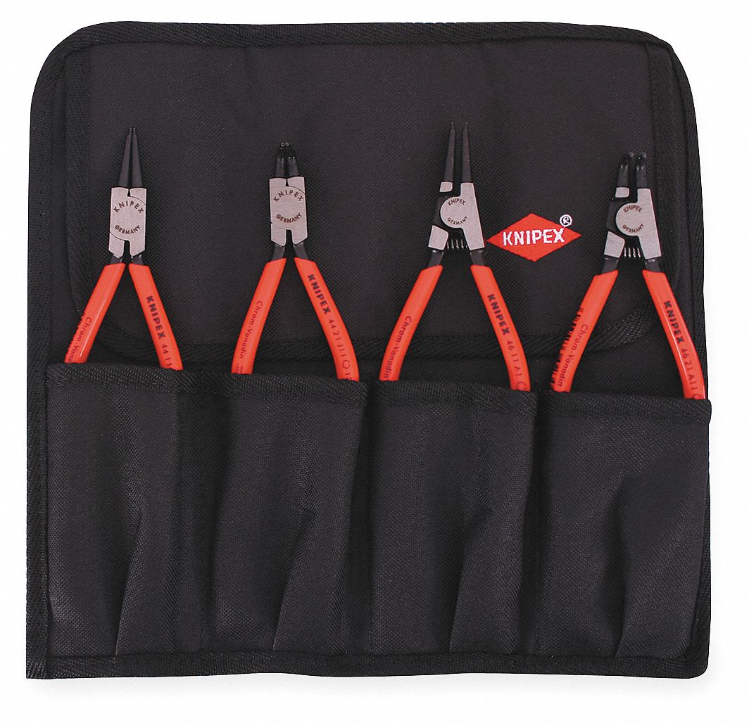 KNIPEX Retaining Ring Plier Set External Retaining/Internal Retaining