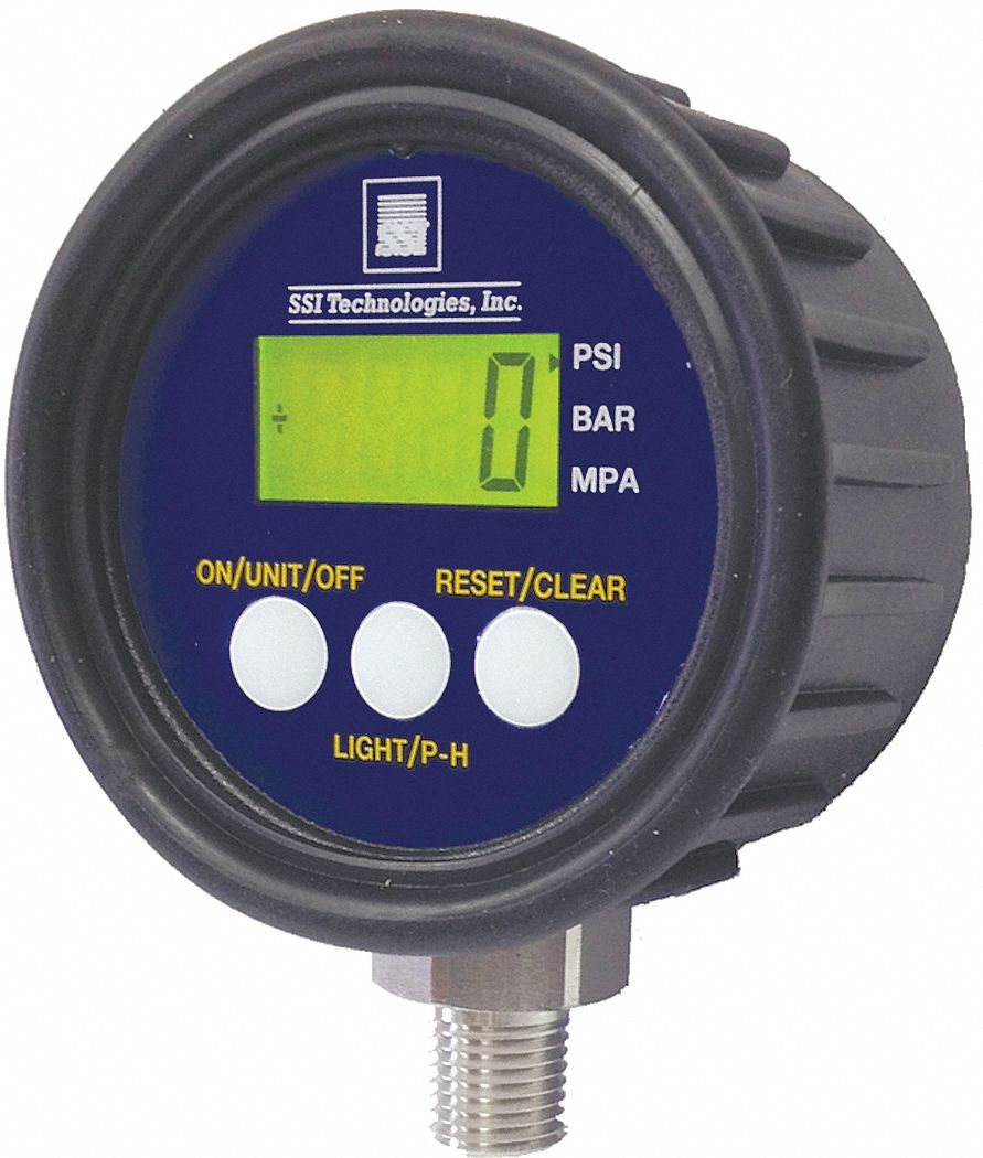 Manómetro Digital Rango 0+700 Bar / 0+10750 PSI – Riedel y Cia Ltda