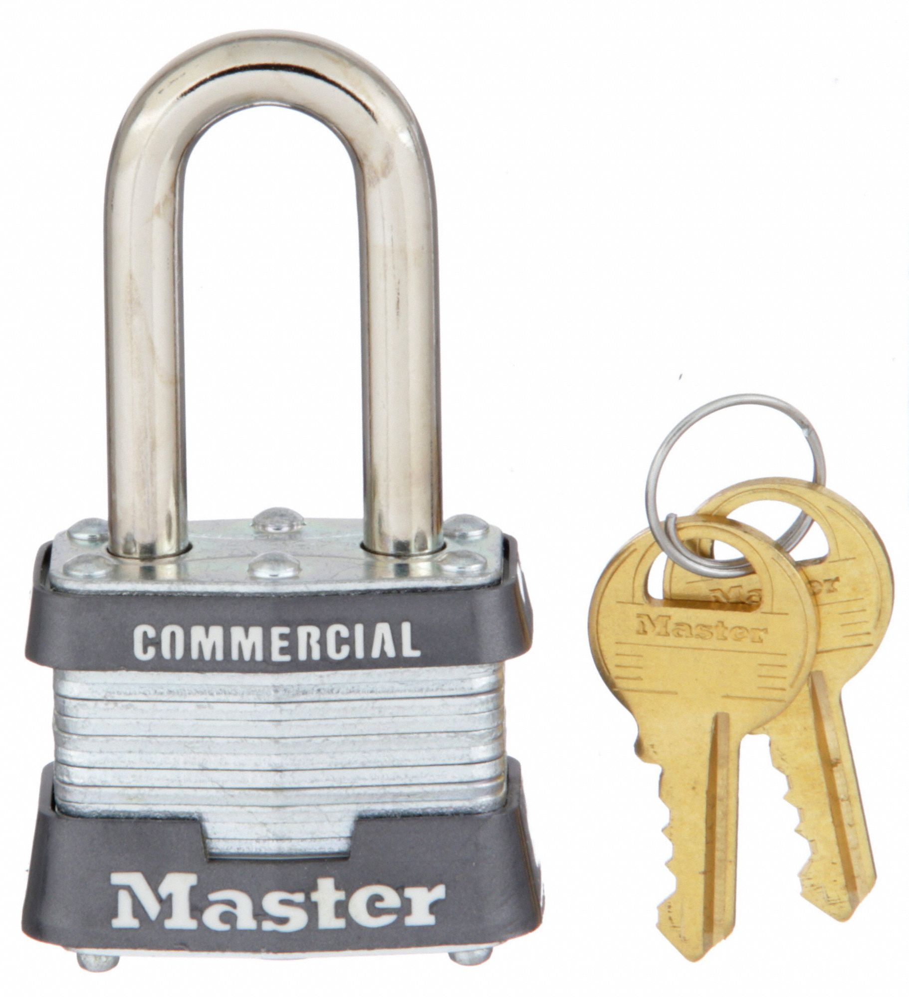 PADLOCK, 1-1/2IN SHACKLE, KEYED ALIKE