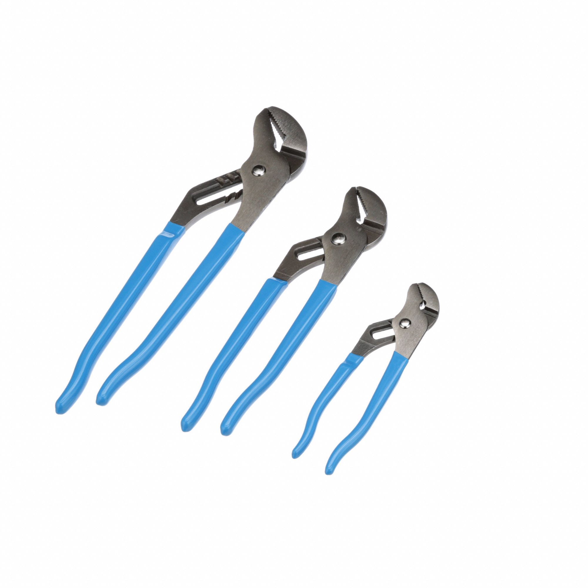 Channellock 3pc Plier Set Long Nose Tongue & Groove Diagonal Cutters Dikes  GS-6 - Bowers Tool Co.