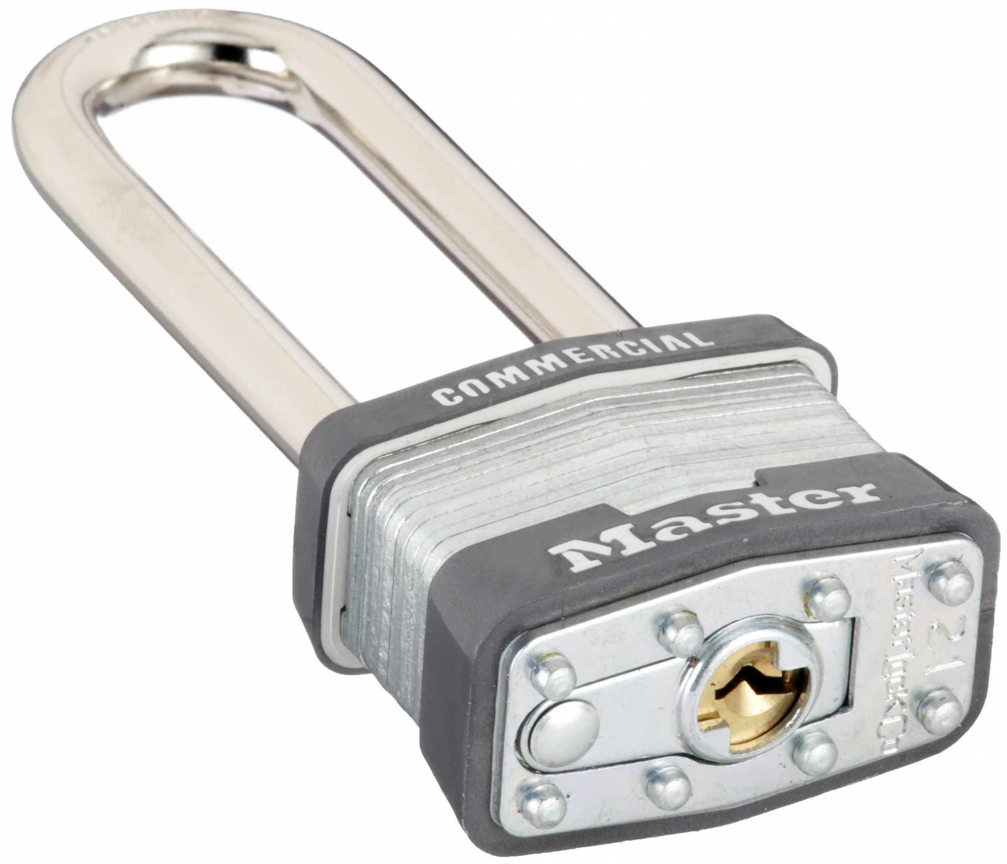 MASTER LOCK Keyed Alike, Padlock, Steel, Shackle Type Long Shackle