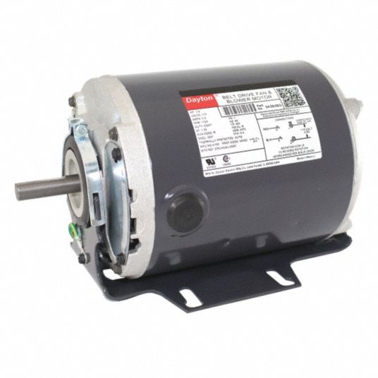 DAYTON, 1 Speed, Open Dripproof, Belt Drive Motor - 3K384