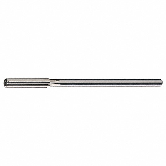 Cleveland C25608 Chucking Reamer Straight Flute Round Shank Bright 9/32 Size Finish Uncoated Pack of 1 