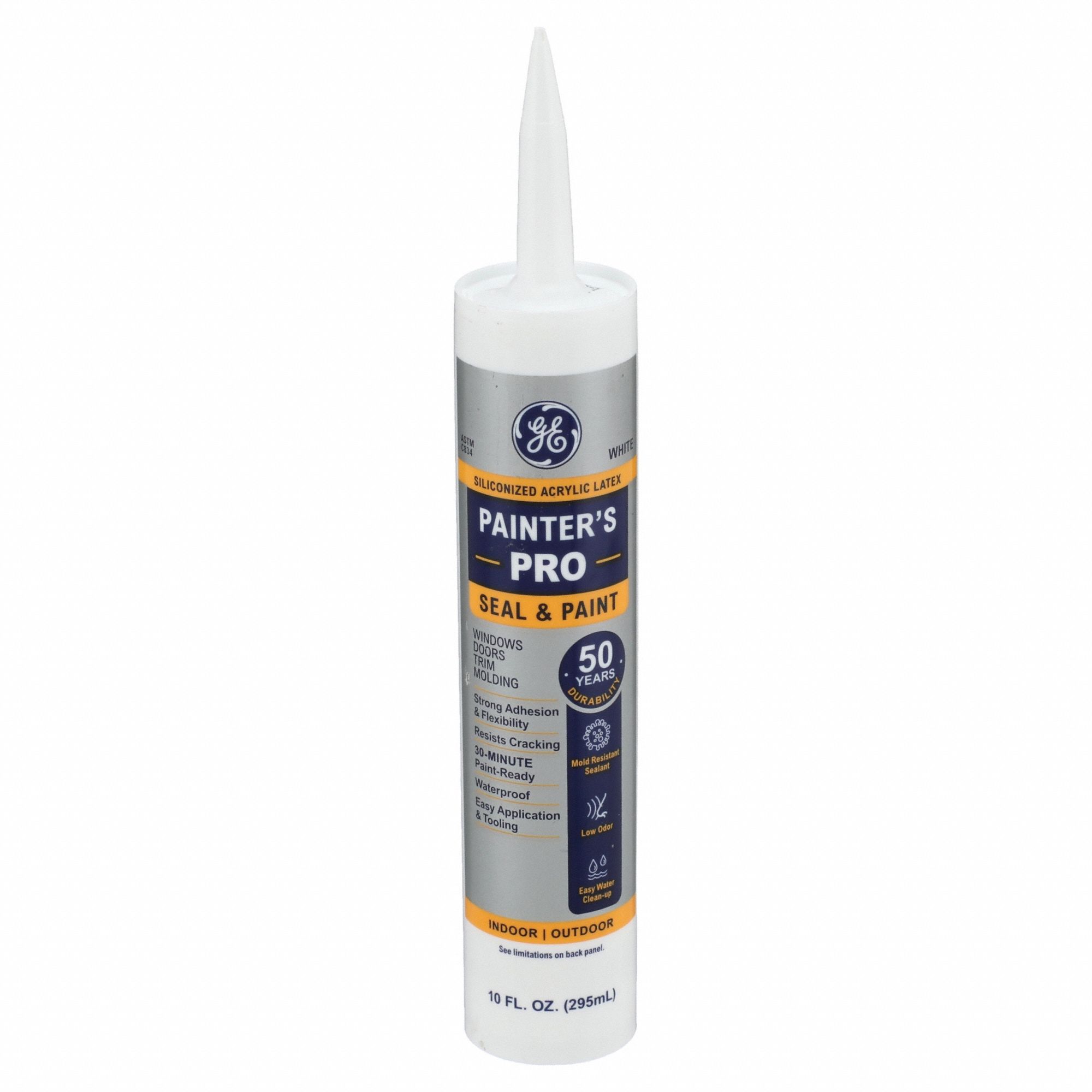GE, Painter's Pro, White, Acrylic Latex Caulk 3KA69MAP210WT Grainger